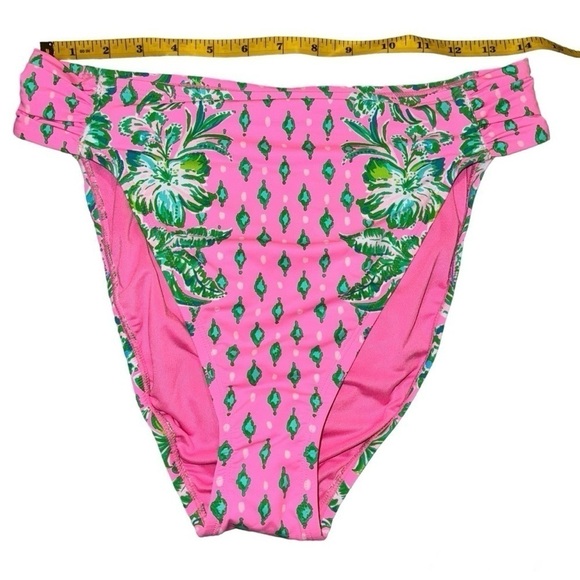 Lilly Pulitzer High School Waisted Bottom NEW Size 10 Color Pink Shandy‎ - Picture 5 of 9